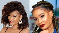 Hamisa Mobetto hairstyles (Instagram)