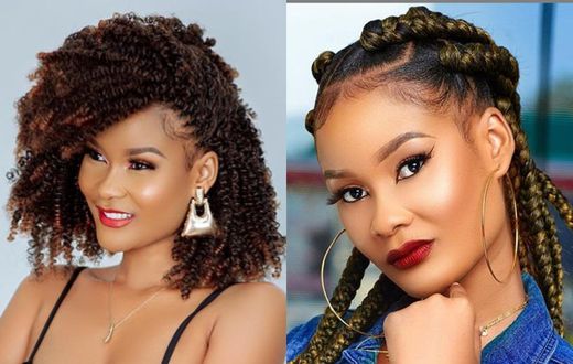 Hamisa Mobetto hairstyles (Instagram)
