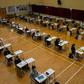 Students sat at least 1.8 metres from each other for the exams