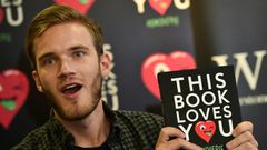 Swedish video star Felix Kjellberg, aka PewDiePie, is seen in a 2015 photo