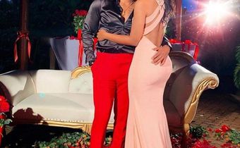 Otile Brown and his girlfriend Nabayet