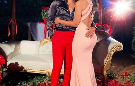 Otile Brown and his girlfriend Nabayet