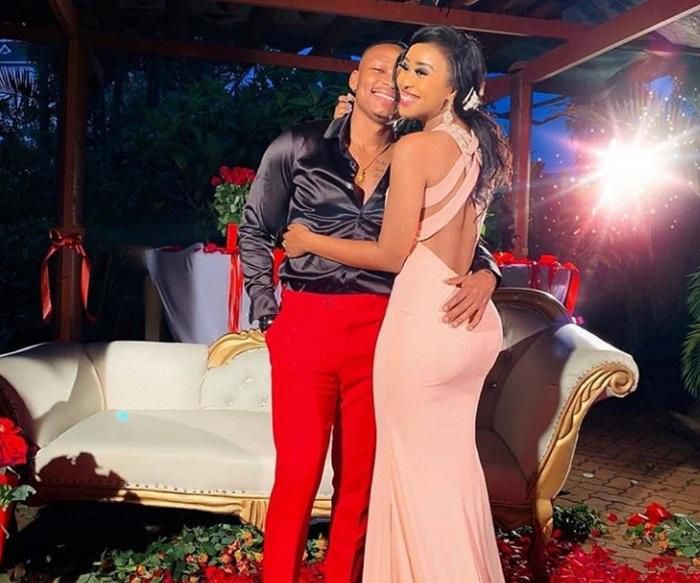 Otile Brown and his girlfriend Nabayet
