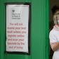 A medical worker prepares to test key workers for the novel coronavirus Covid-19 at a drive-in testing centre at Glasgow Airport