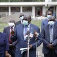 Education CS George Magoha during a recent inspection of schools in Nakuru County