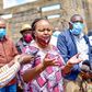 Kirinyaga Governor Anne Mumbi Waiguru inspecting a county project. 23 MCAs on June 9, 2020 voted to impeach her over gross misconduct and abuse of office