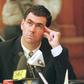 In a fix: Hansie Cronje ponders a point during his cross-examination at the King Commission of Inquiry into allegations of match-fixing in 2000