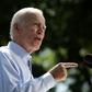 In this file photo taken on May 18, 2019, former US Vice President Joe Biden speaks during the kick off of his presidential election campaign in Philadelphia, Pennsylvania