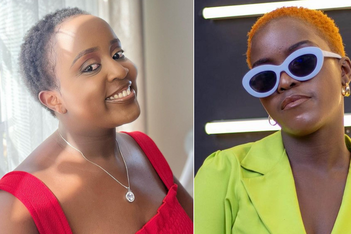 Nadia Mukami (left) and Brandy Maina