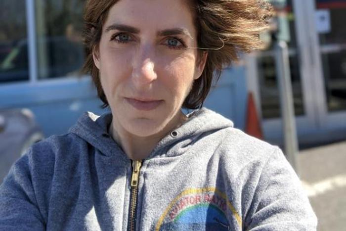 Recovered coronavirus patient Diana Berrent, shown here when was trying to get tested for coronavirus, plans to donate plasma, hoping her antibodies can help other patients battling infection
