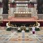 Lebanese nationals repatriated from Qatar enter quarantine at a hotel in the Lebanese capital Beirut