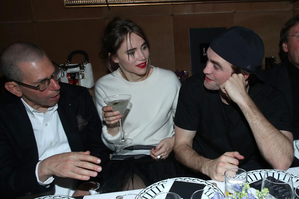 Jonathan Newhouse, Suki Waterhouse and Robert Pattinson.