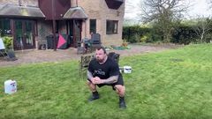 Eddie Hall Shares a Backyard Lower Body Workout