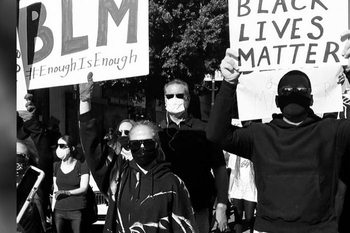 Jennifer Lopez's Kids Made Signs For BLM Protests