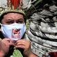 Brazilian indigenous leaders have protested against President Jair Bolsonaro over the corovavirus pandemic