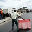Road block: Lagos, Africa's biggest city, has been in lockdown since March 31