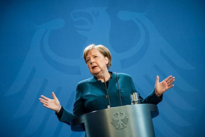 Merkel was going into quarantine came shortly after she gave a press conference in Berlin where she showed no symptoms of ill health