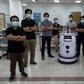 'Medibot' is mounted with a camera and screen via which patients can communicate remotely with medics