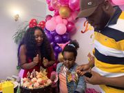 Dennis Okari, Betty Kyallo and Daughter Ivanna