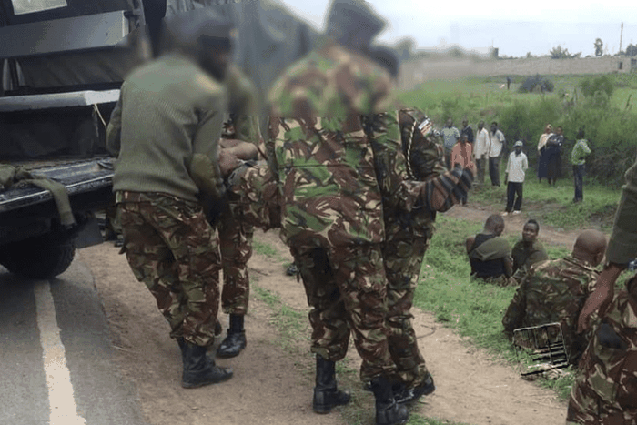 1 police officer dead, 7 others missing after lorry they were travelling in was swept away by floods in Chemoe, Baringo County