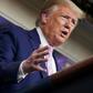 US President Donald Trump, shown here during a irus briefing on April 1, said China's numbers seemed "a little bit on the light side"
