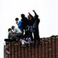 There were protests in several Italian jails over new measures to combat the coronavirus that included a restriction on family visits