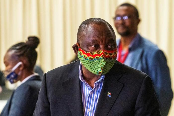 South African President Cyril Ramaphosa's mask incident lightened the mood in a country entering the fifth week of a strict nationwide lockdown