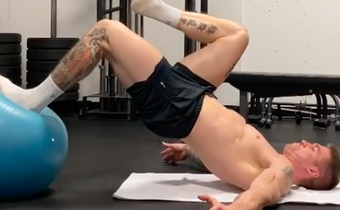 3 Hamstring Exercises Using an Exercise Ball