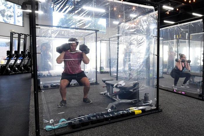 California Gym Reopens With Personal Training Pods