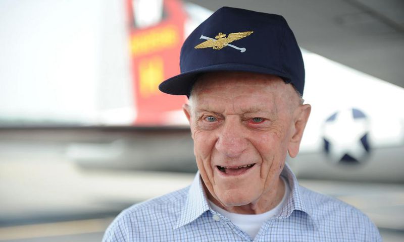 Edward Feightner, Test Pilot and World War II Ace, Dies at 100
