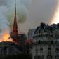 The fire ravaged the roof of the Notre-Dame Cathedral and toppled its spire