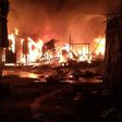 Active inferno at the cereals and mitumba sections of Gikomba Market on June 25, 2020