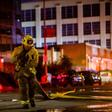 Crews had entered the building to battle what was initially thought to be a minor blaze