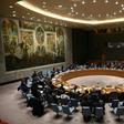 A view of a UN Security Council meeting in February 2020 before the coronavirus crisis forced such meetings to be held via videoconference