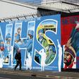Street art in Belfast now lauds health service workers in the frontline of the fight against the coronavirus pandemic
