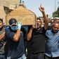 Mourners carry the coffin of Iraqi jihadism expert Hisham al-Hashemi, who was shot dead outside his house in the Iraqi capital