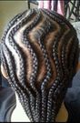 Simple cornrows to plait beneath your wig (Pinterest)
