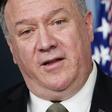 US top diplomat Mike Pompeo defended recent discussion on race relations in America as a sign of a healthy democracy; he is pictured April 8, 2020