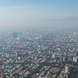 Air pollution in Mexico City. Global CO2 emissions need to drop 45 percent by 2030 and reach 'net zero' by 2050 to limit temperature rises at 1.5 degrees Celsius