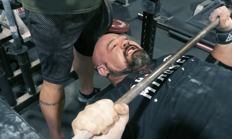 Brian Shaw Is Training for a 701 Pound Bench Press