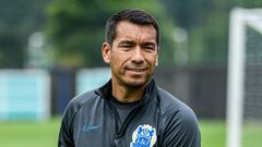 Giovanni van Bronckhorst is coaching China's Guangzhou R&F