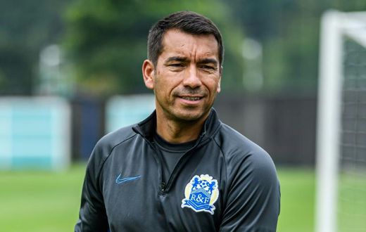 Giovanni van Bronckhorst is coaching China's Guangzhou R&F