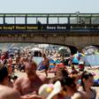 Britons revelled in soaring temperatures by flocking to beaches and parks ahead of a further easing of lockdown measures