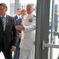 Brazilian President Jair Bolsonaro(C), is greeted by Commander, US Southern Command Admiral Craig Faller(R) in Miami, Florida on March 8, 2020; Brazil's leader was there to discuss growing bilateral defense-cooperation partnership