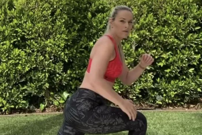 Olympian Lindsey Vonn Shares At-Home Core Routine