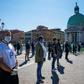 The new data came as Italy eased nine weeks of confinement, though shopkeepers such as these protesters in Venice will be unable to reopen for another two weeks