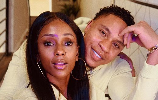 Rotimi with Vanessa Mdee