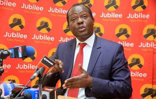 Raphael Tuju's team falsified documents - Jubilee Deputy Secretary General Caleb Kositany