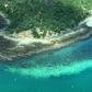This undated handout photo received on April 6, 2020 from the ARC Centre of Excellence for Coral Reef Studies at James Cook University shows an aerial survey of coral bleaching on the Great Barrier Reef