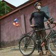 World traveller: Raymond Lee and his trusty bicycle